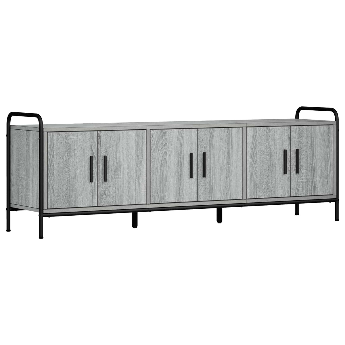 Ντουλάπι TV 146 x 33 x 50 εκ Γκρι Sonoma Επεξεργασμένο Ξύλο - Pakobazaar