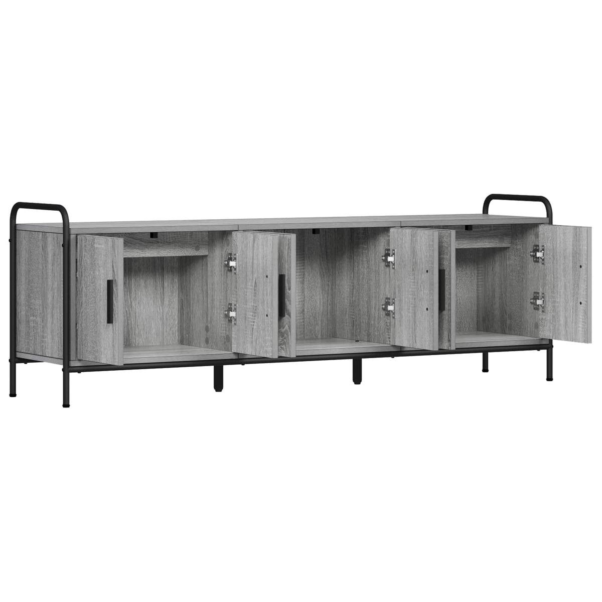 Ντουλάπι TV 146 x 33 x 50 εκ Γκρι Sonoma Επεξεργασμένο Ξύλο - Pakobazaar