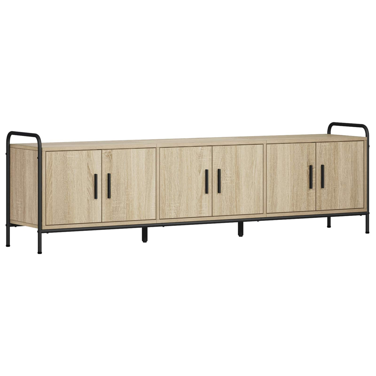Ντουλάπι TV 146 x 33 x 50 εκ Sonoma Δρυς Επεξεργασμένο Ξύλο - Pakobazaar