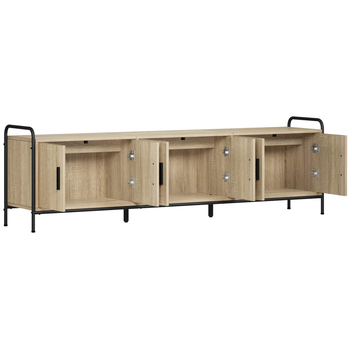 Ντουλάπι TV 146 x 33 x 50 εκ Sonoma Δρυς Επεξεργασμένο Ξύλο - Pakobazaar