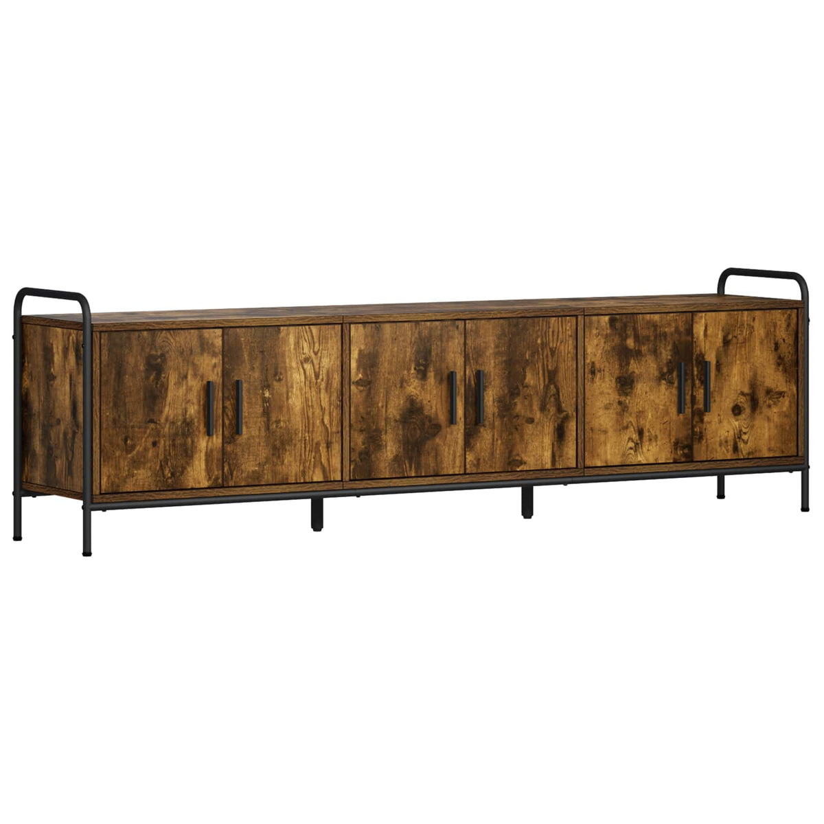 Ντουλάπι TV 146 x 33 x 50 εκ Καπνισμένο Ξύλο Δρυός - Pakobazaar