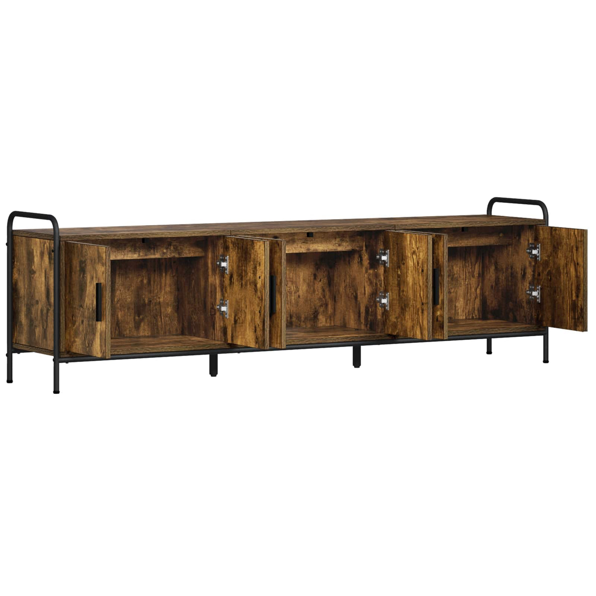 Ντουλάπι TV 146 x 33 x 50 εκ Καπνισμένο Ξύλο Δρυός - Pakobazaar