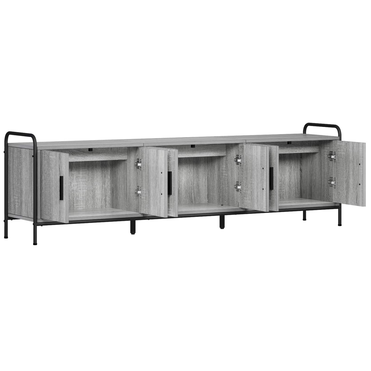 Ντουλάπι TV 146 x 33 x 50 εκ Γκρι Sonoma Επεξεργασμένο Ξύλο