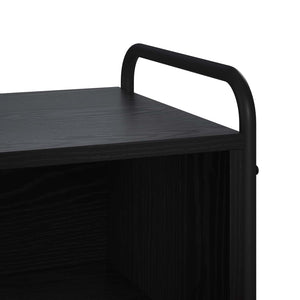 Ντουλάπι TV 140 x 39,5 x 50 εκ. Μαύρη Δρυς Επεξεργασμένο Ξύλο - Pakobazaar