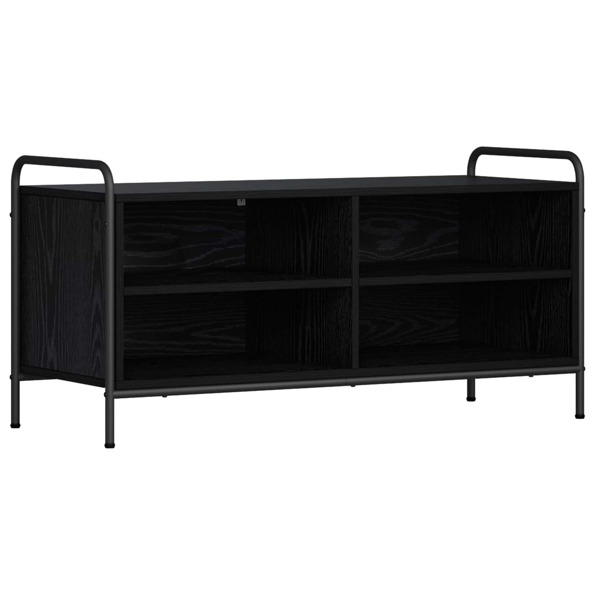 Ντουλάπι TV 140 x 39,5 x 50 εκ. Μαύρη Δρυς Επεξεργασμένο Ξύλο