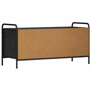Ντουλάπι TV 140 x 39,5 x 50 εκ. Μαύρη Δρυς Επεξεργασμένο Ξύλο