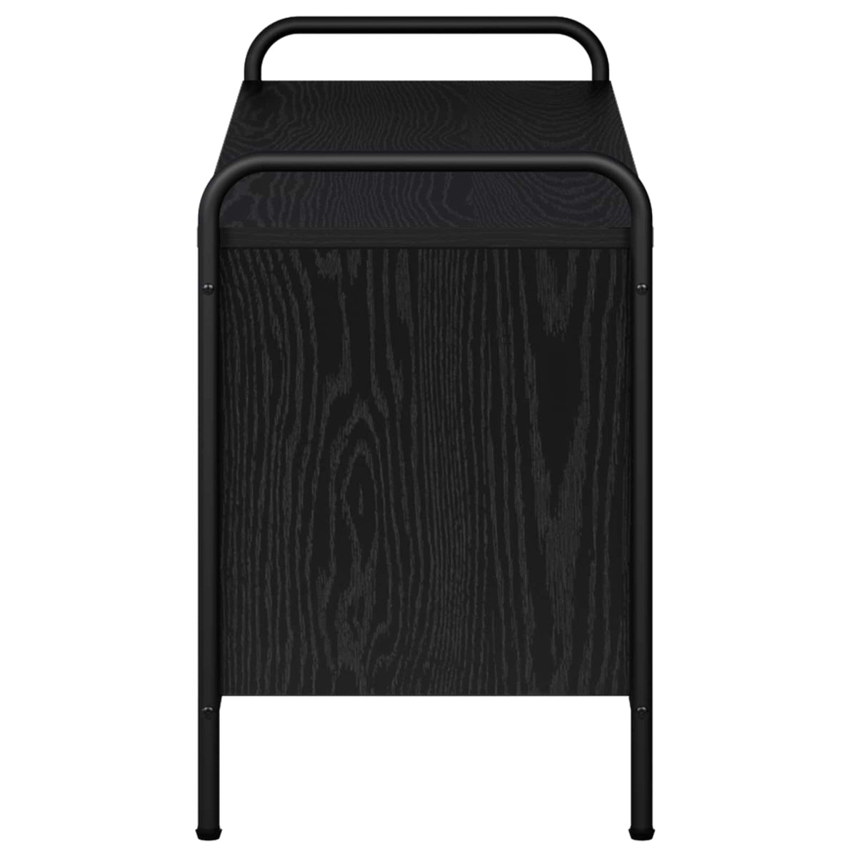 Ντουλάπι TV 140 x 39,5 x 50 εκ. Μαύρη Δρυς Επεξεργασμένο Ξύλο