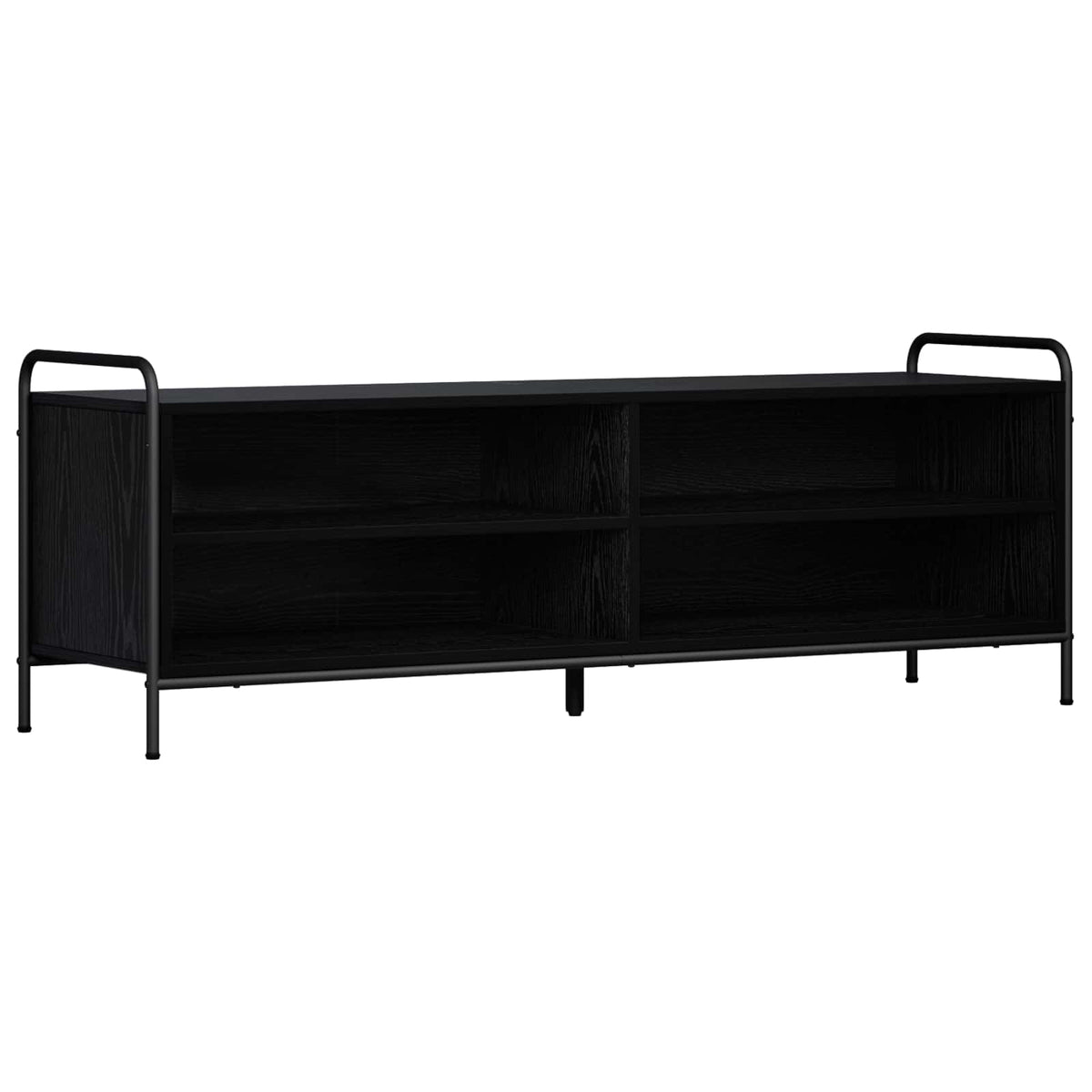 Ντουλάπι TV 140 x 39,5 x 50 εκ. Μαύρη Δρυς Επεξεργασμένο Ξύλο - Pakobazaar