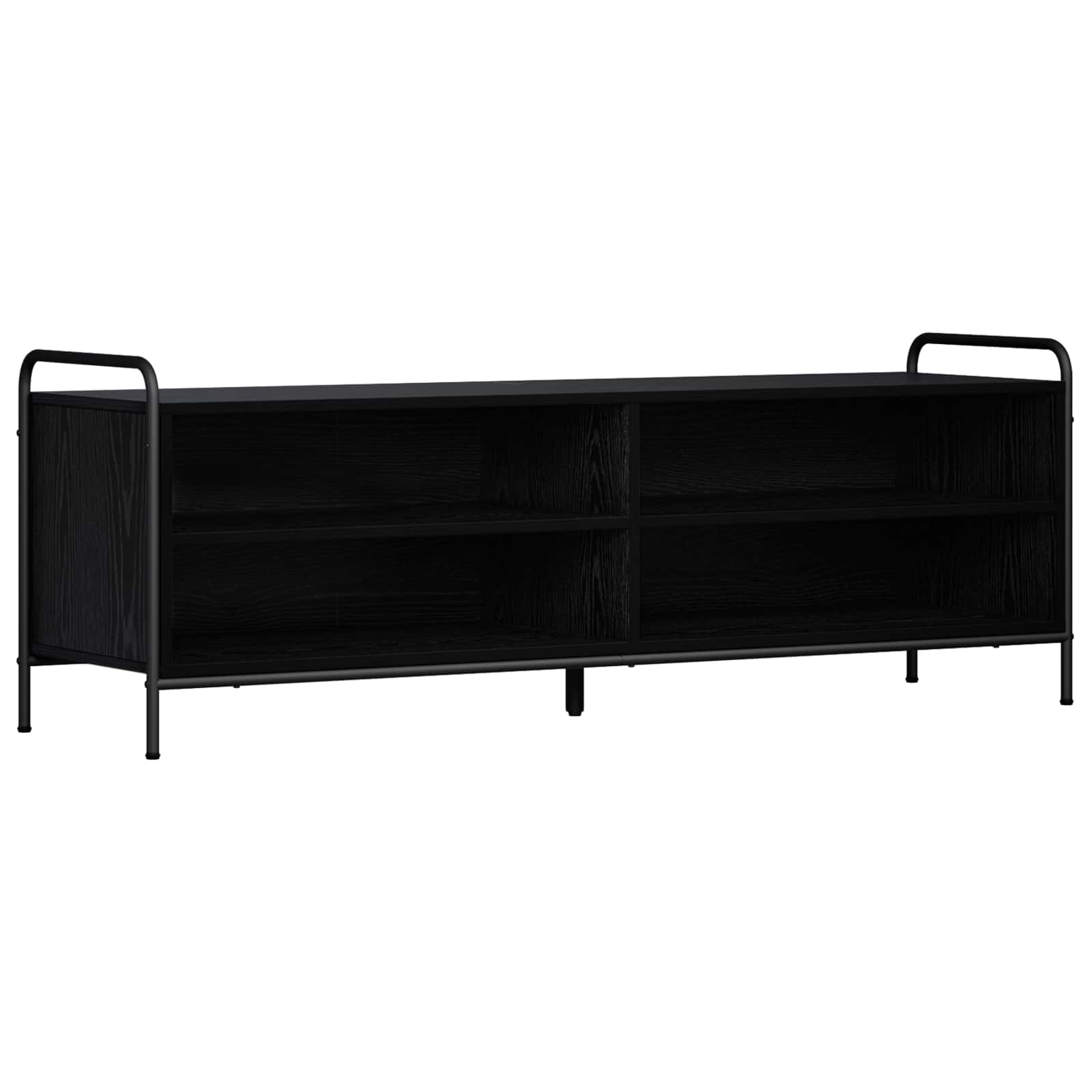 Ντουλάπι TV 140 x 39,5 x 50 εκ. Μαύρη Δρυς Επεξεργασμένο Ξύλο - Pakobazaar