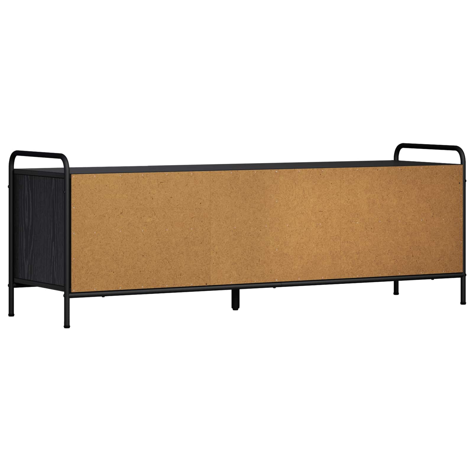 Ντουλάπι TV 140 x 39,5 x 50 εκ. Μαύρη Δρυς Επεξεργασμένο Ξύλο - Pakobazaar