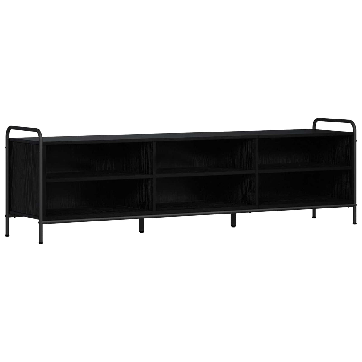 Ντουλάπι TV 140 x 39,5 x 50 εκ. Μαύρη Δρυς Επεξεργασμένο Ξύλο