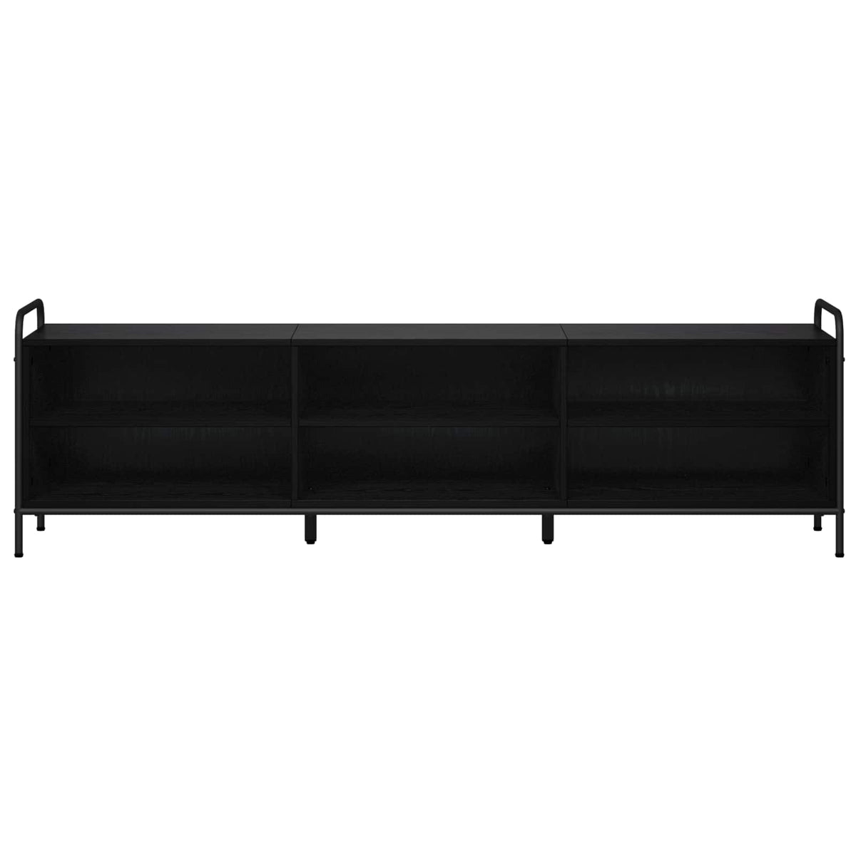 Ντουλάπι TV 140 x 39,5 x 50 εκ. Μαύρη Δρυς Επεξεργασμένο Ξύλο