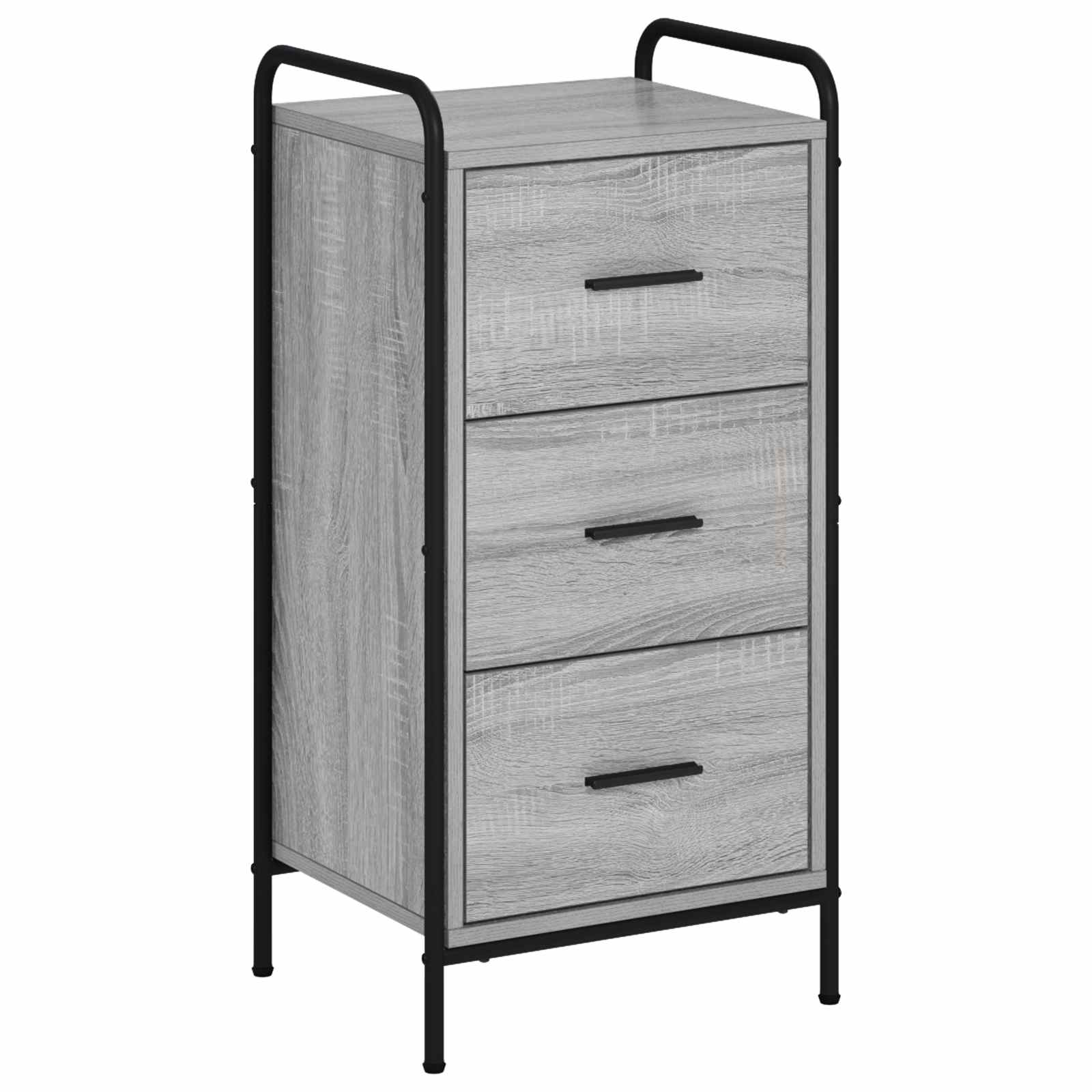 Πλαϊνό γραφείο Γκρι Sonoma 97 x 33 x 81 εκ Επεξεργασμένο Ξύλο