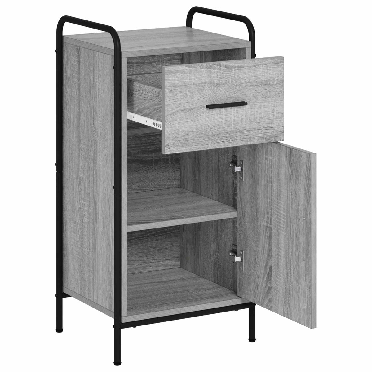 Πλαϊνό γραφείο Γκρι Sonoma 97 x 33 x 81 εκ Επεξεργασμένο Ξύλο