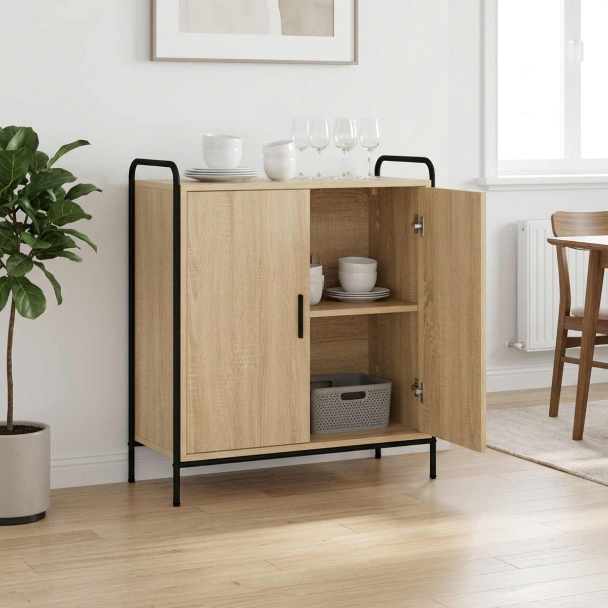 Πλαϊνό γραφείο Sonoma Δρυς 97 x 33 x 81 εκ Επεξεργασμένο Ξύλο