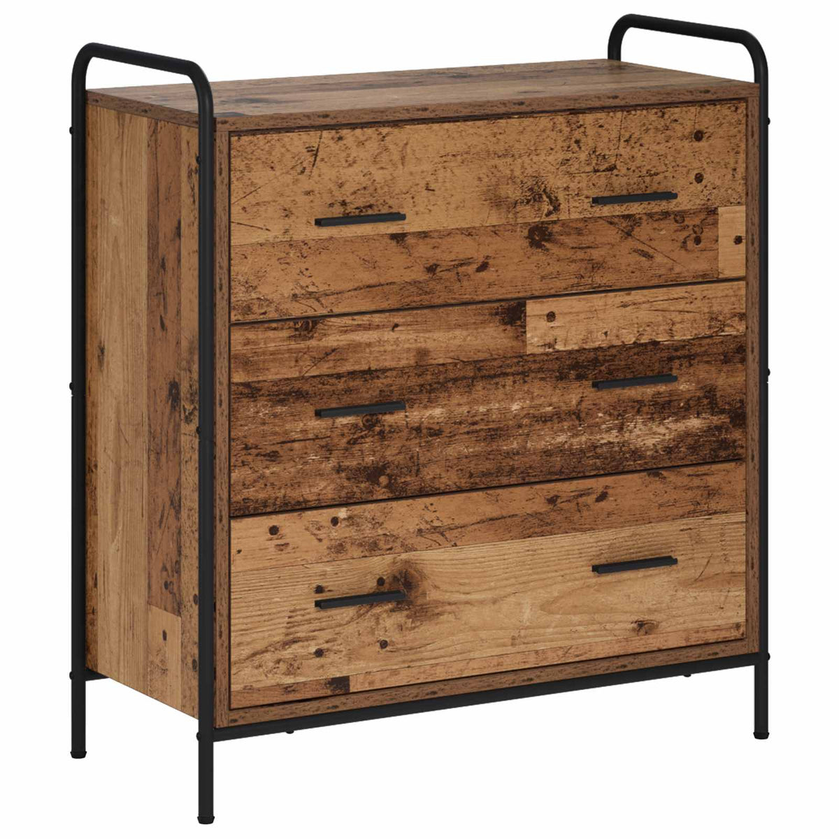 Πλαϊνό γραφείο Παλαιωμένο ξύλο 97 x 33 x 81 εκ - Pakobazaar