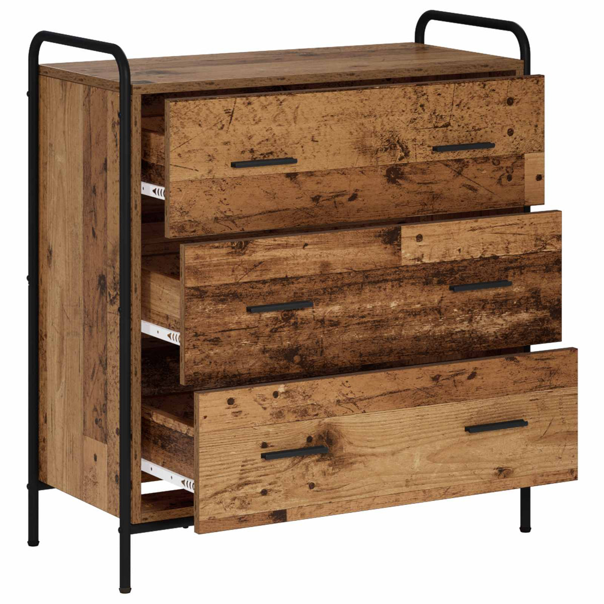 Πλαϊνό γραφείο Παλαιωμένο ξύλο 97 x 33 x 81 εκ - Pakobazaar