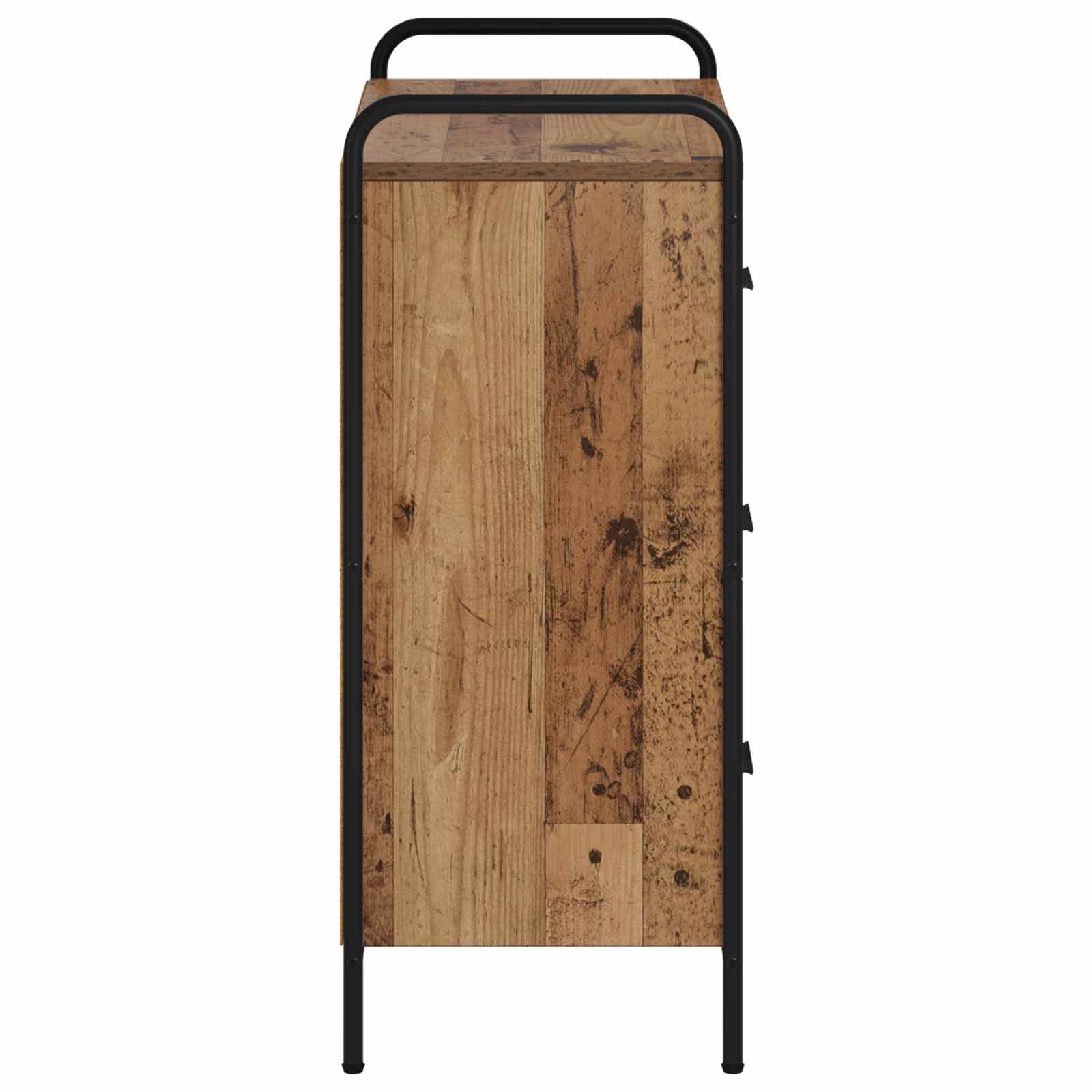 Πλαϊνό γραφείο Παλαιωμένο ξύλο 97 x 33 x 81 εκ - Pakobazaar
