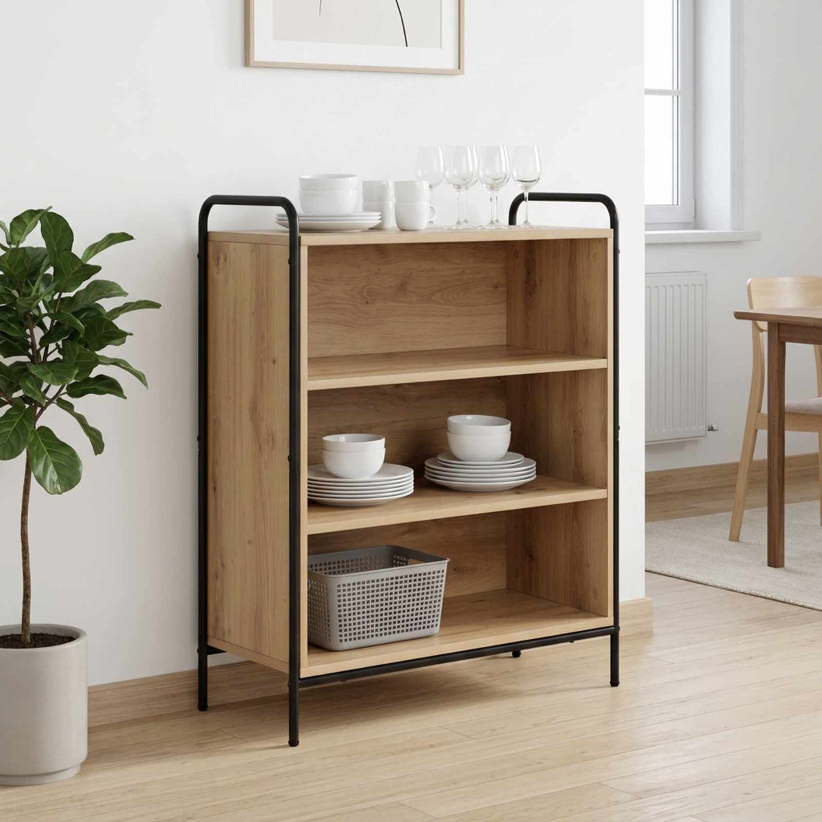 Πλαϊνό γραφείο Artisan Δρυς 97 x 33 x 81 εκ Επεξεργασμένο Ξύλο - Pakobazaar