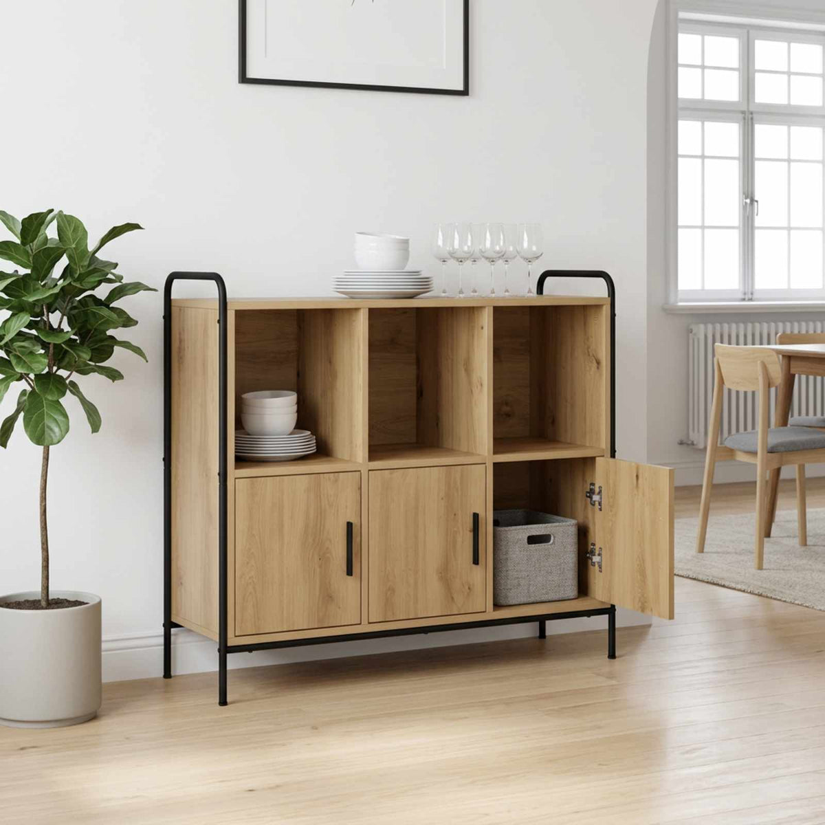 Πλαϊνό γραφείο Artisan Δρυς 97 x 33 x 81 εκ Επεξεργασμένο Ξύλο