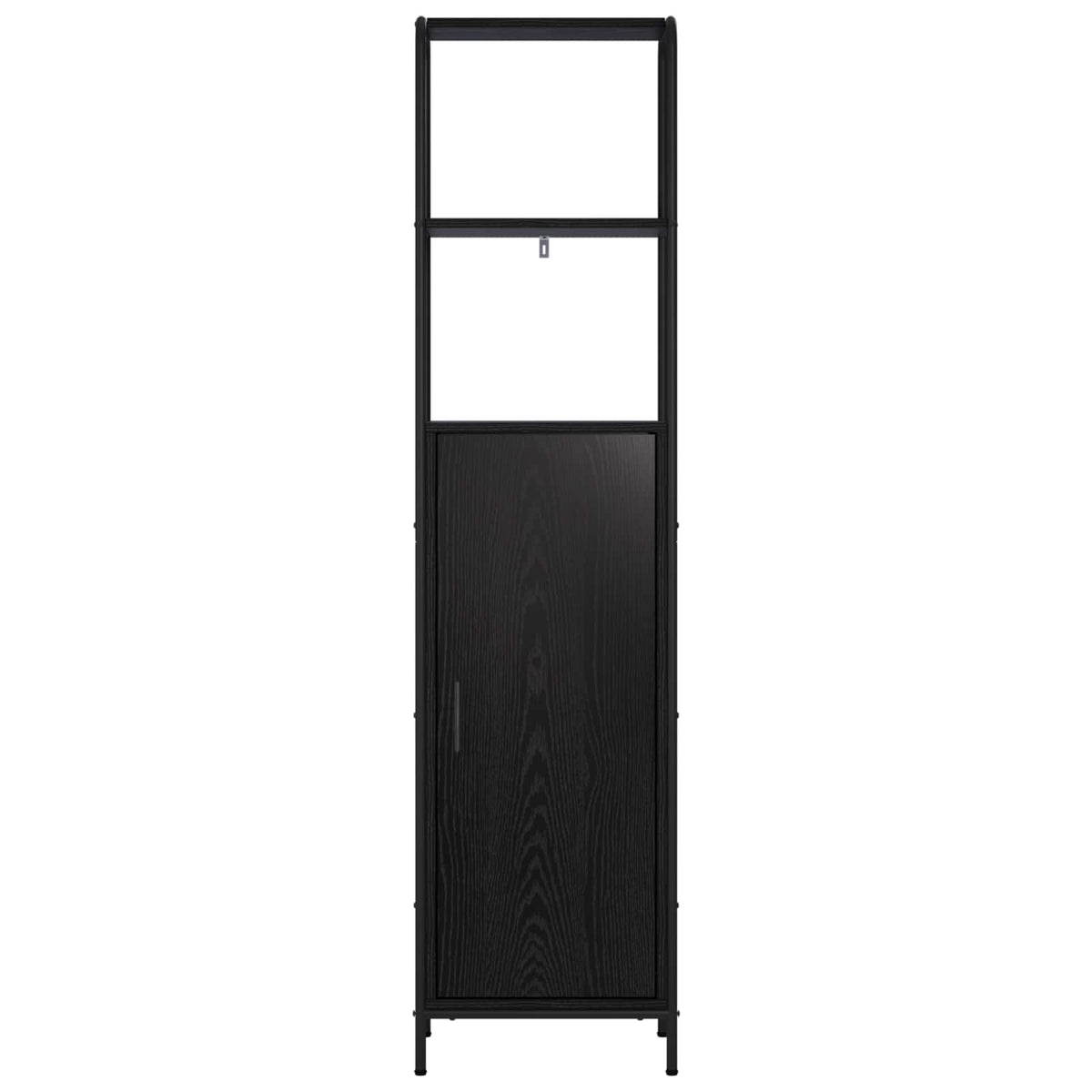 Highboard Μαύρη Δρυς 40 x 33 x 161 εκ Επεξεργασμένο Ξύλο