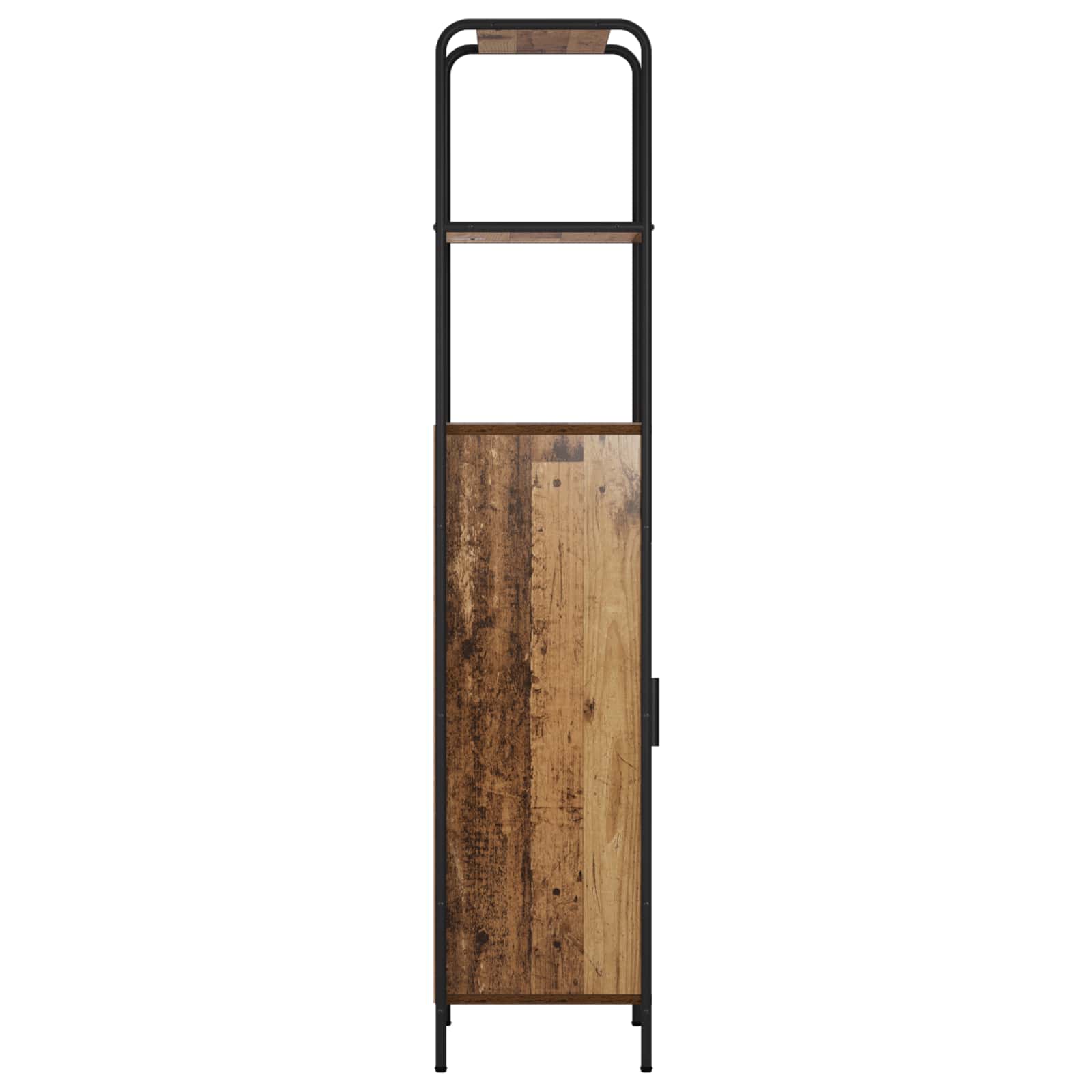 Highboard Παλαιωμένο ξύλο 40 x 33 x 161 εκ Επεξεργασμένο Ξύλο