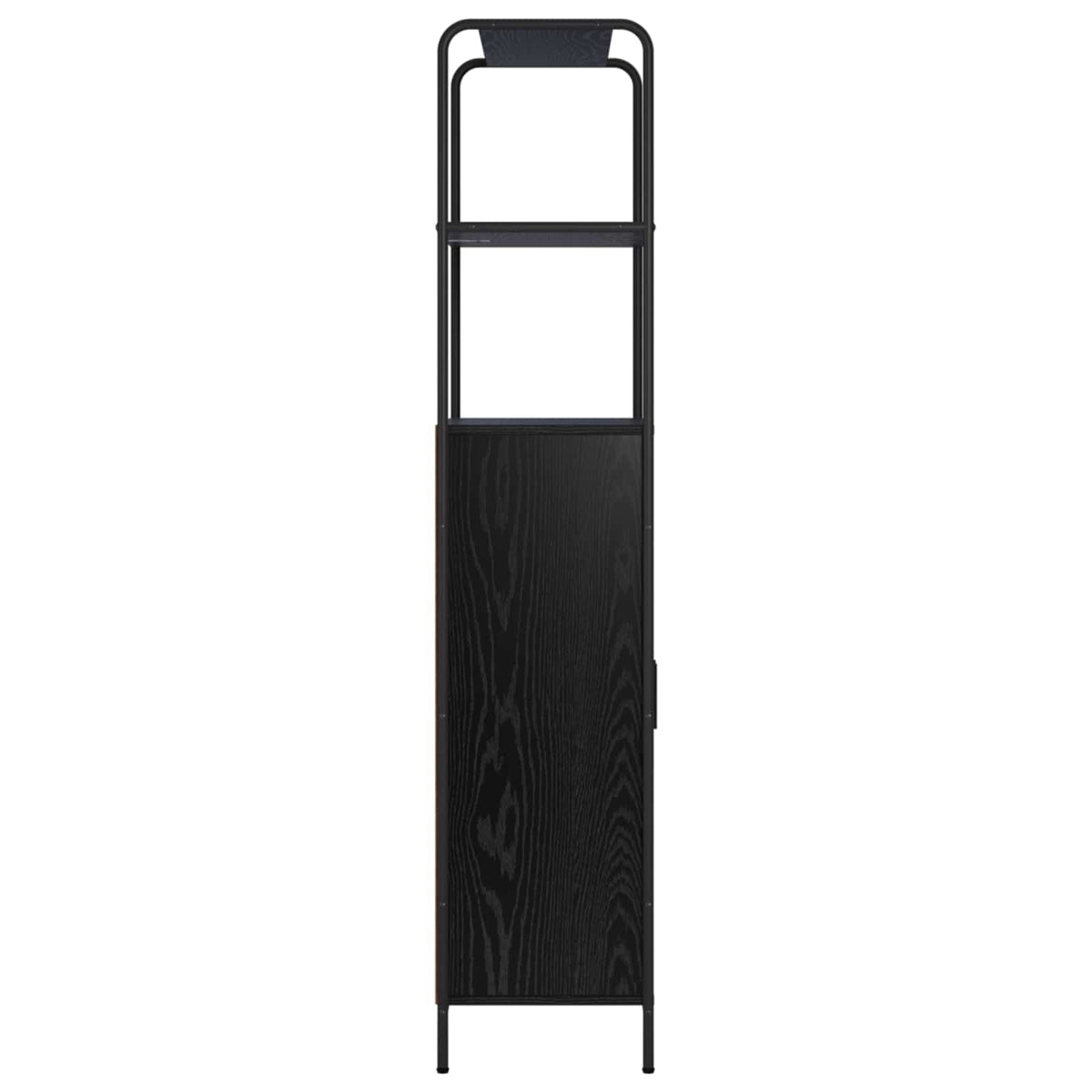 Highboard Μαύρη Δρυς 40 x 33 x 161 εκ Επεξεργασμένο Ξύλο - Pakobazaar