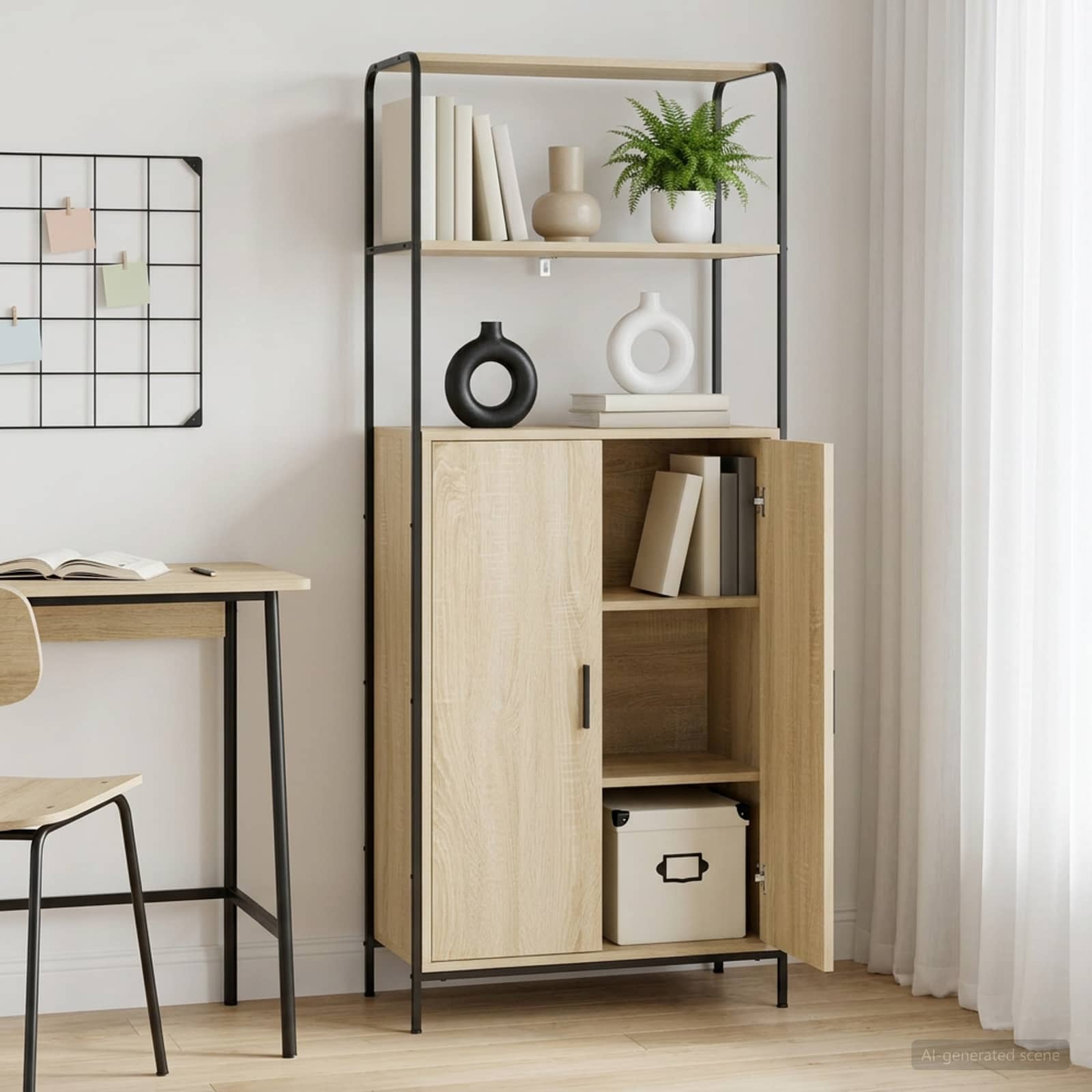 Highboard Sonoma Δρυς 40 x 33 x 161 εκ Επεξεργασμένο Ξύλο - Pakobazaar