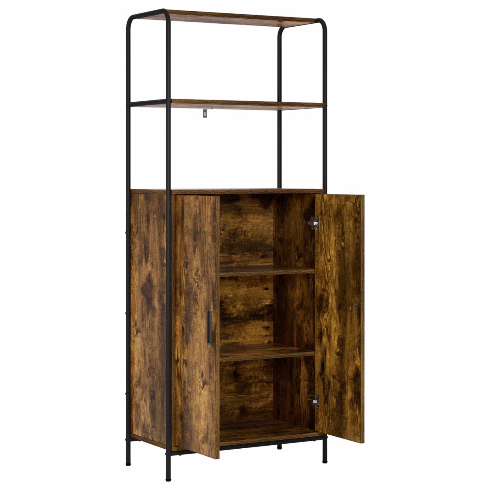 Highboard Καπνισμένο Ξύλο Δρυός 40 x 33 x 161 εκ - Pakobazaar