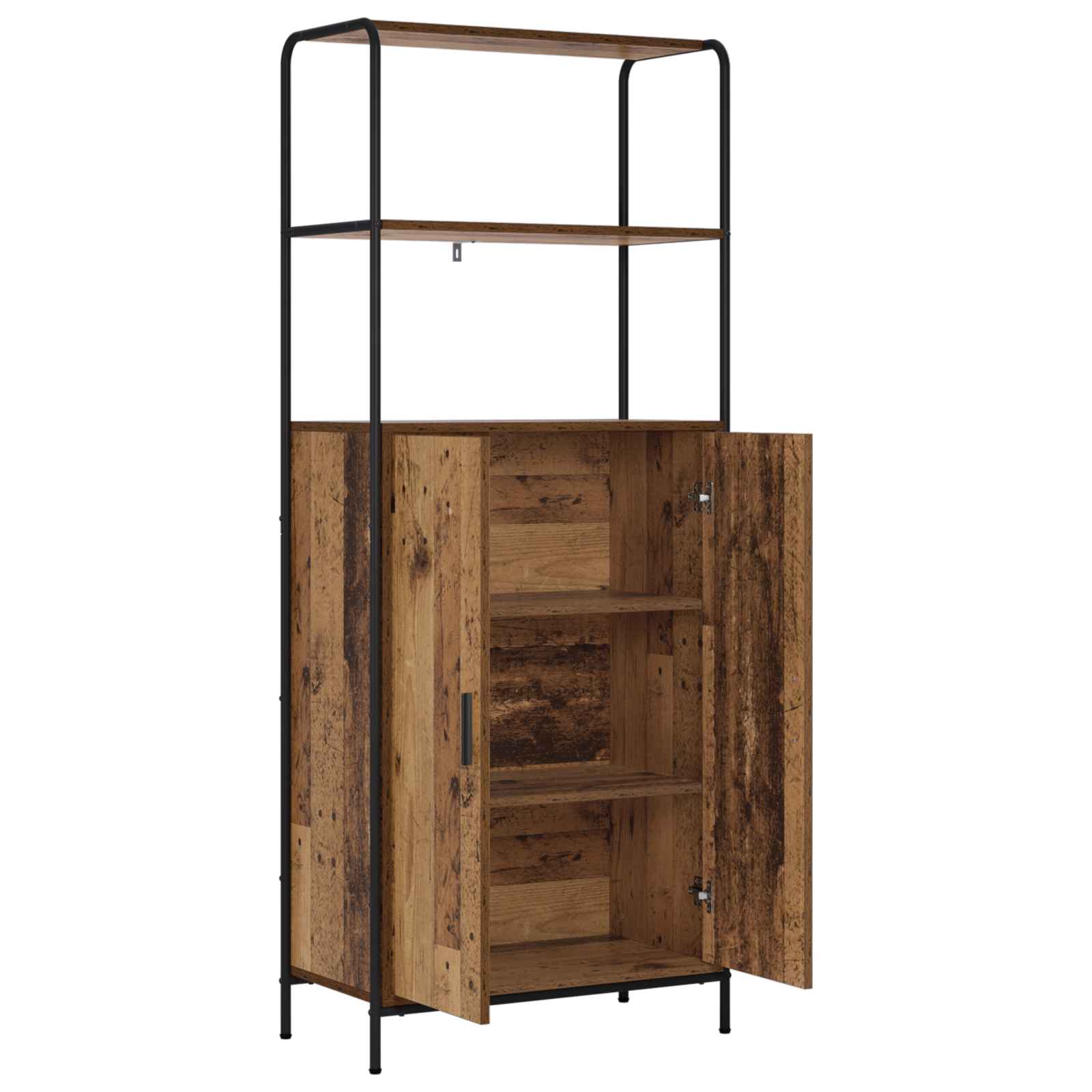 Highboard Παλαιωμένο ξύλο 40 x 33 x 161 εκ Επεξεργασμένο Ξύλο