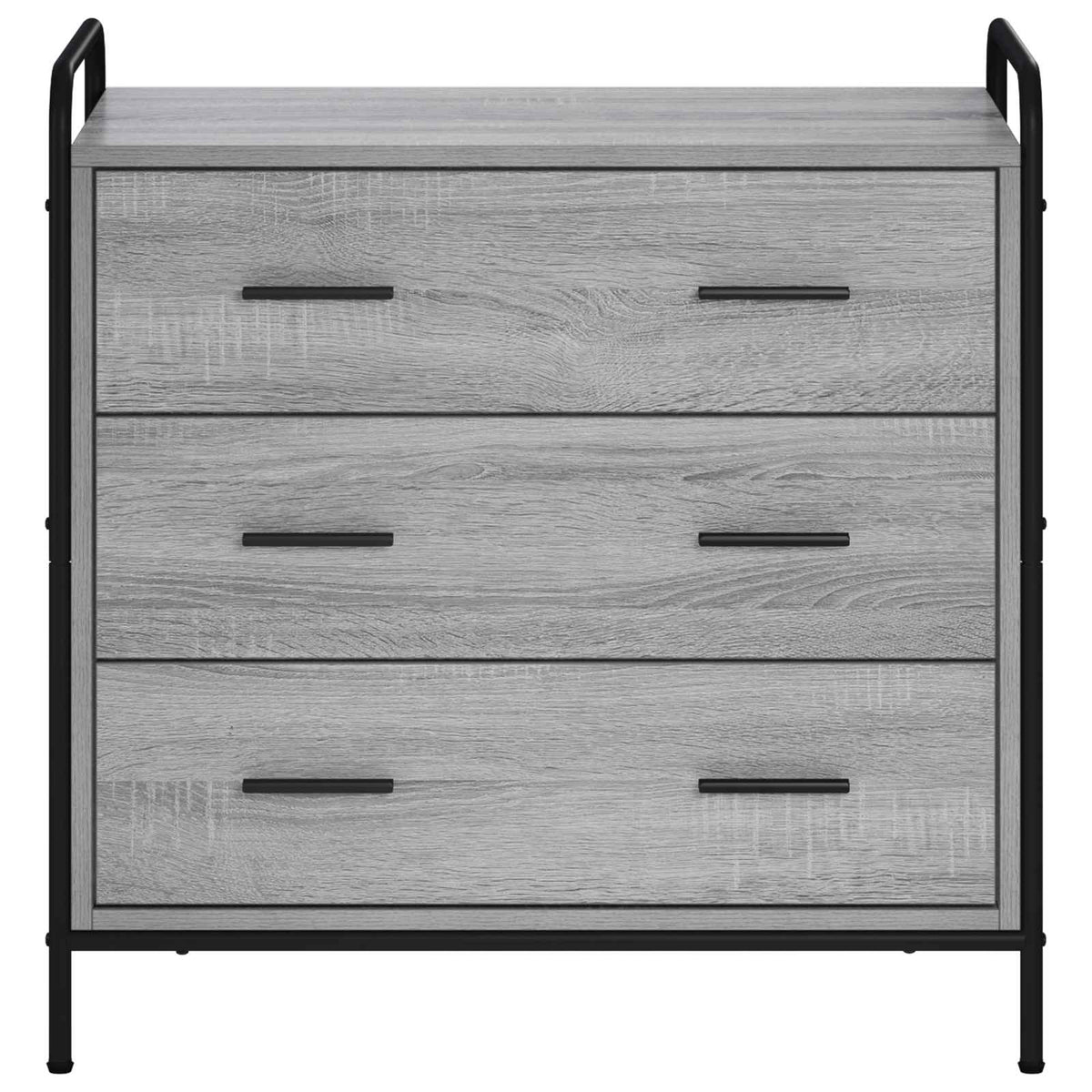Ντουλάπι με Συρτάρια Γκρι Sonoma 70 x 39,5 x 71 εκ.