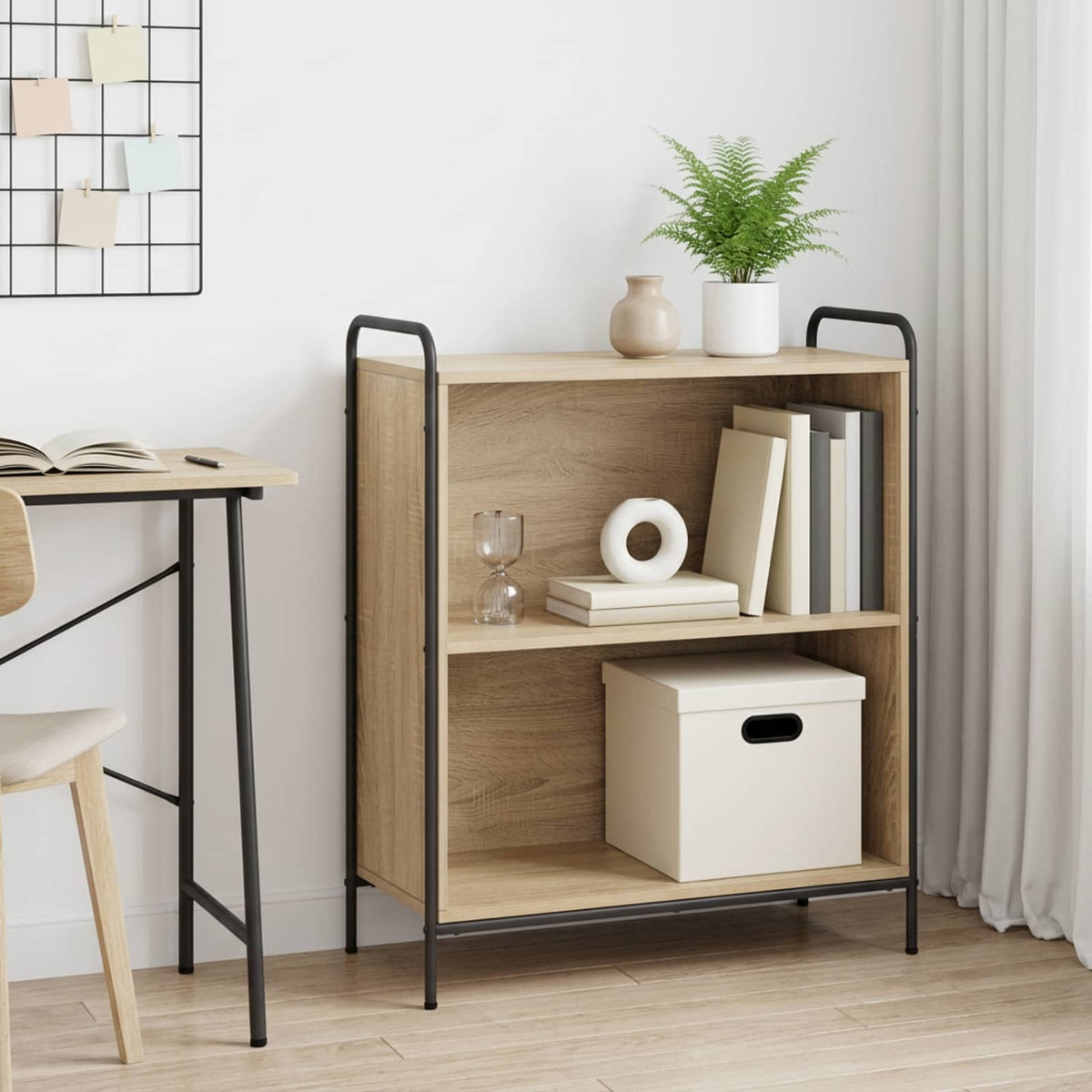 Βιβλιοθήκη 80 x 33 x 80 εκ. Επεξεργασμένο Ξύλο Sonoma Δρυς