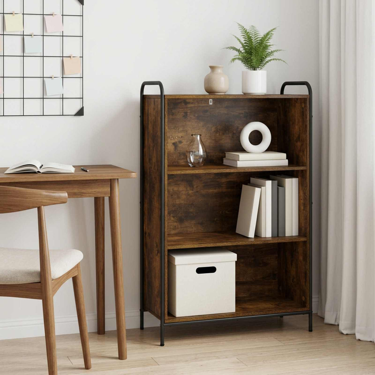 Βιβλιοθήκη 55,5 x 33 x 174 εκ Επεξεργασμένο Ξύλο - Pakobazaar