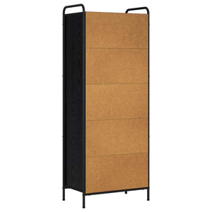 Βιβλιοθήκη 55,5 x 33 x 174 εκ Επεξεργασμένο Ξύλο Μαύρη Δρυς - Pakobazaar
