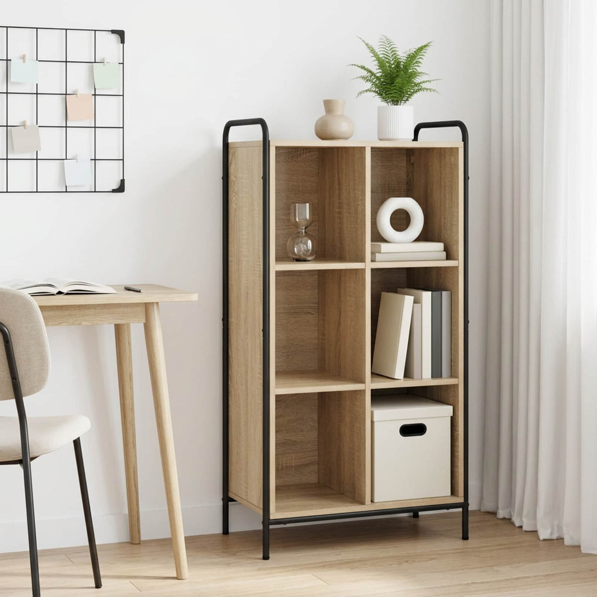 Βιβλιοθήκη 57 x 33 x 111 εκ Επεξεργασμένο Ξύλο Sonoma Δρυς