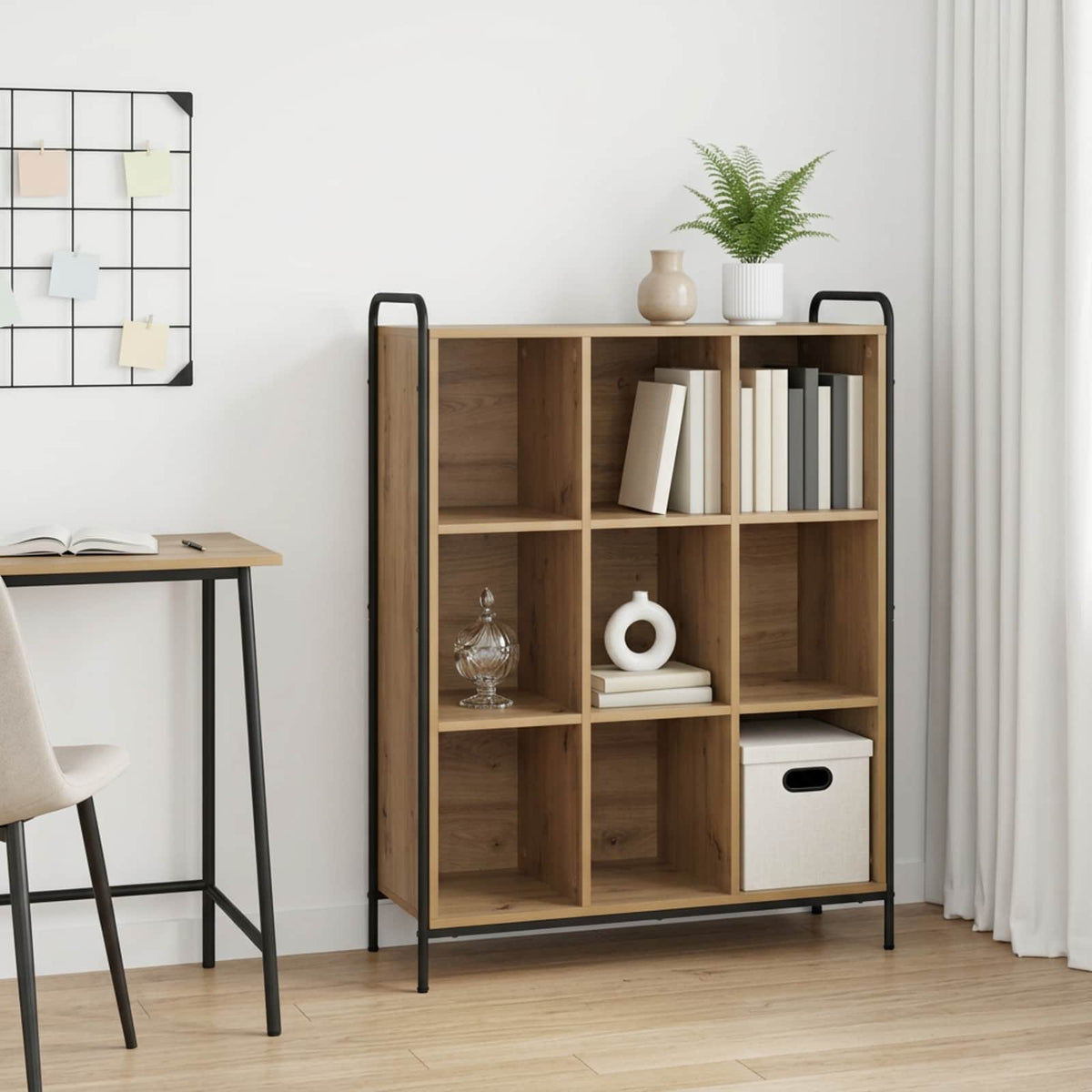 Βιβλιοθήκη 57 x 33 x 111 εκ Επεξεργασμένο Ξύλο Artisan Δρυς