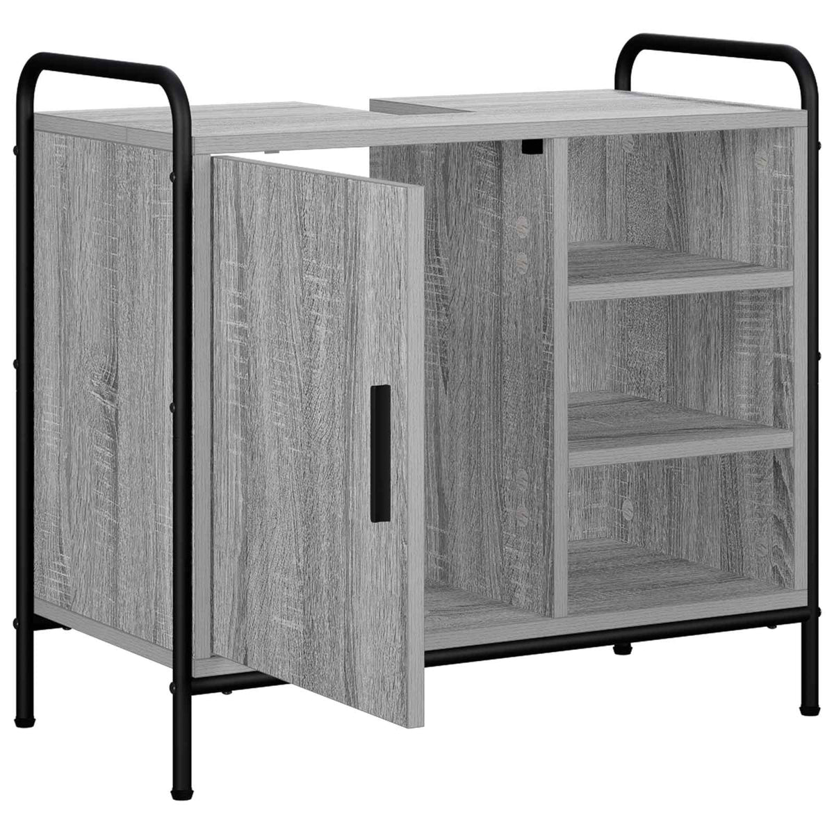 Ντουλάπι Μπάνιου Γκρι Sonoma 65,5 x 34 x 61 εκ. - Pakobazaar