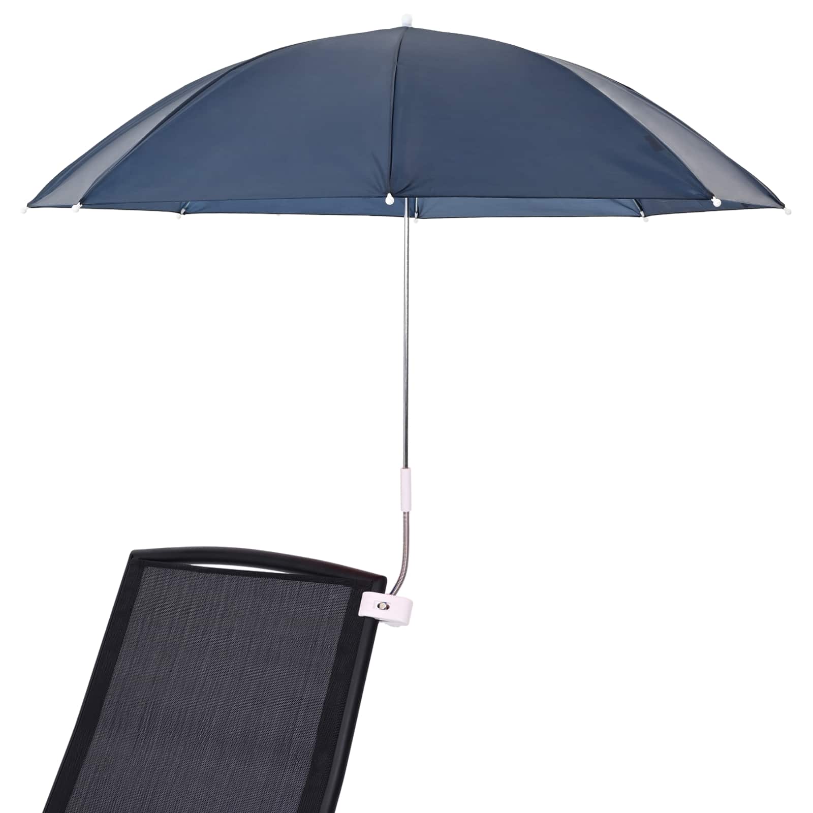 Ομπρέλα με κλιπ 2 pcs Σκούρο μπλε Ø 105 x 86 εκ - Pakobazaar