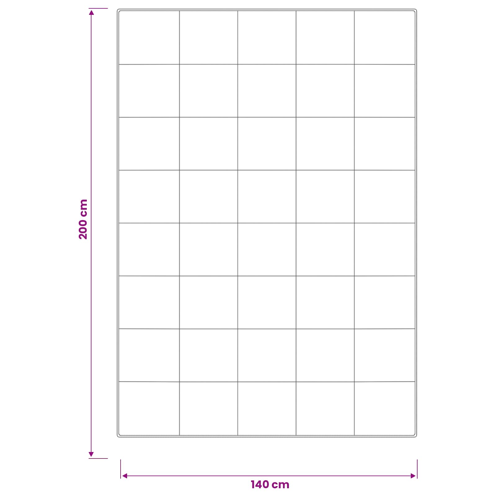 Πάπλωμα TRIER 140x200 εκ. 4 Εποχές 220 GSM Λευκό Υποαλλεργικό - Pakobazaar