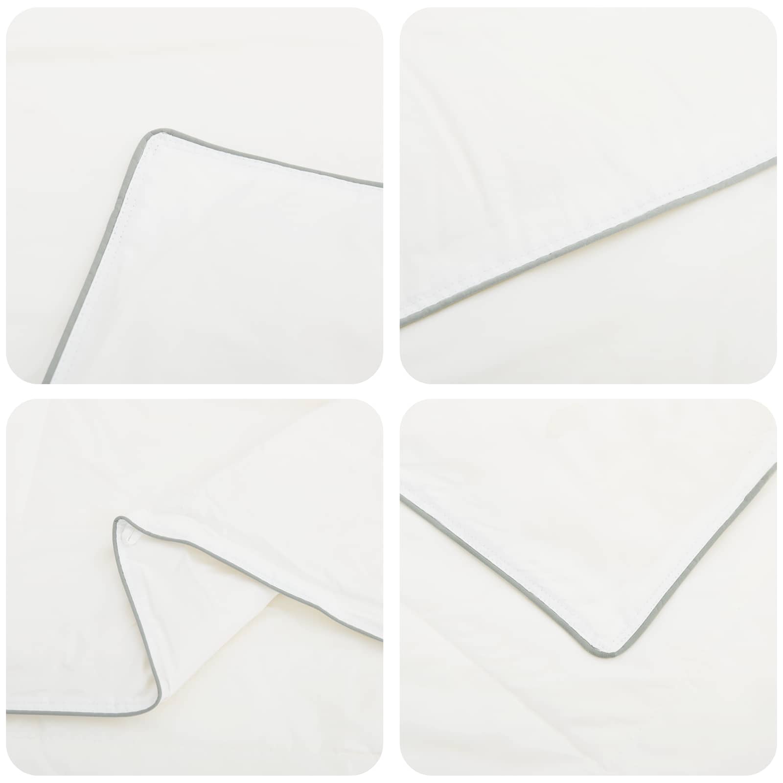 Πάπλωμα TRIER 150x200 εκ 4 Εποχές 220 GSM Λευκό Υποαλλεργικό - Pakobazaar