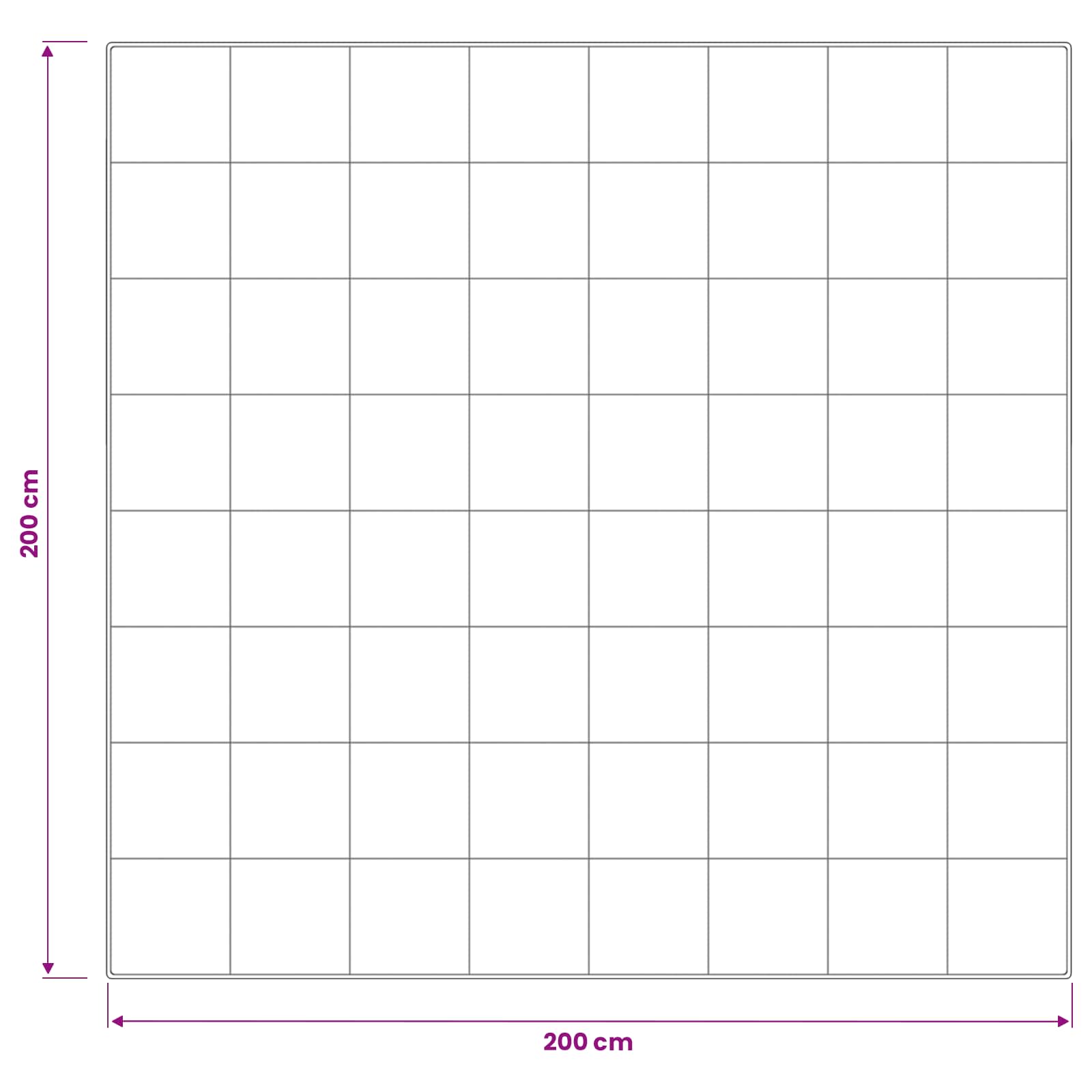 Πάπλωμα TRIER 200x200cm 4 Εποχές 140+220GSM Λευκό Σχέδιο 2 σε 1 - Pakobazaar