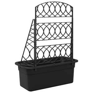 Πλέγμα γλάστρας Ανθρακί 58 x 29 x 78 εκ. PP - Pakobazaar