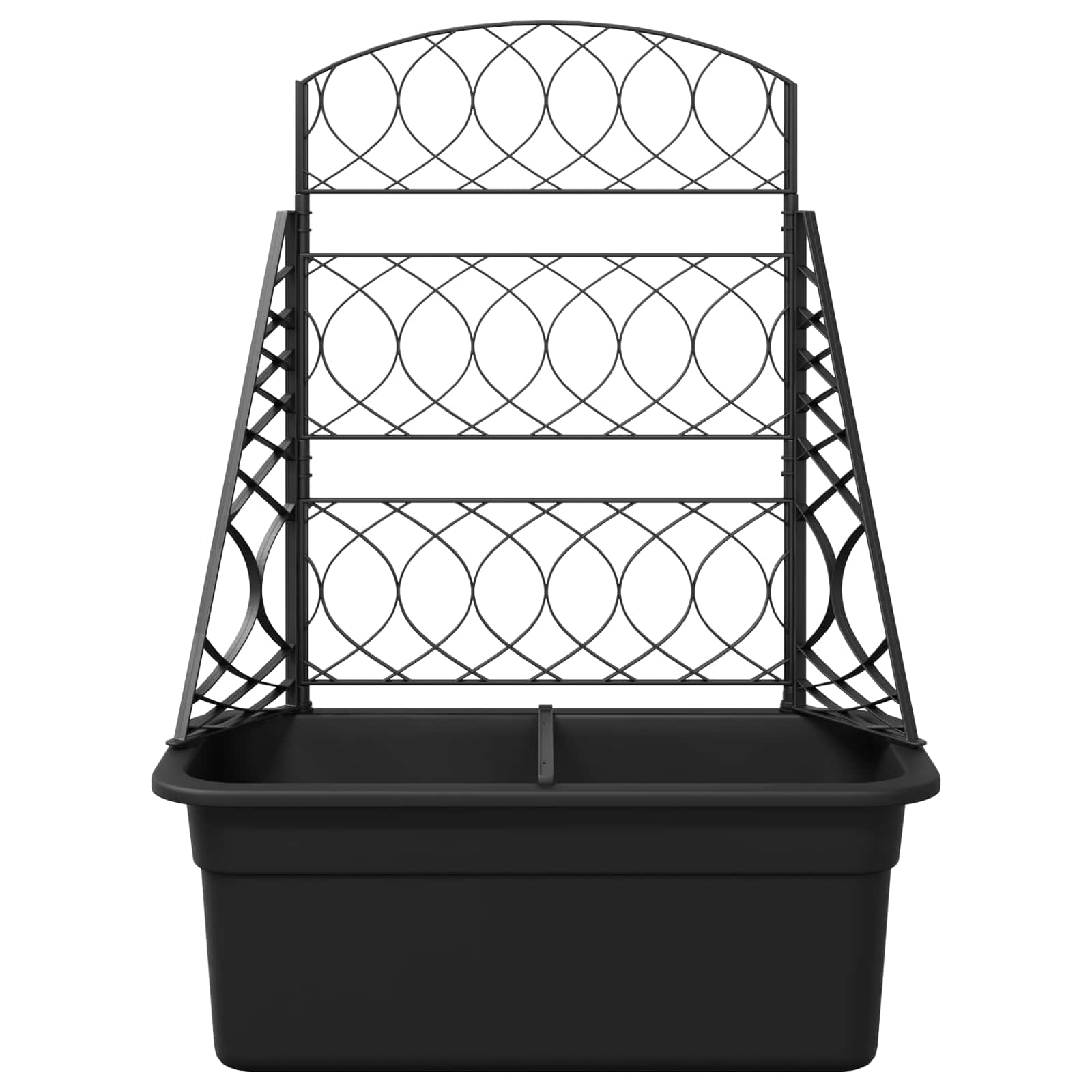 Πλέγμα γλάστρας Ανθρακί 58 x 29 x 78 εκ. PP