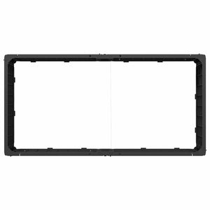 Ανεβασμένο Κρεβάτι Μαύρο 151 x 75,5 x 25 εκ. PP - Pakobazaar