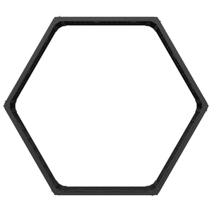 Ανεβασμένο Κρεβάτι Μαύρο 148 x 129 x 25 εκ PP - Pakobazaar