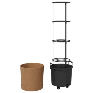 Καλλιεργητής ντομάτας Naturo ECO Ø 39 x 139 εκ WPC - Pakobazaar