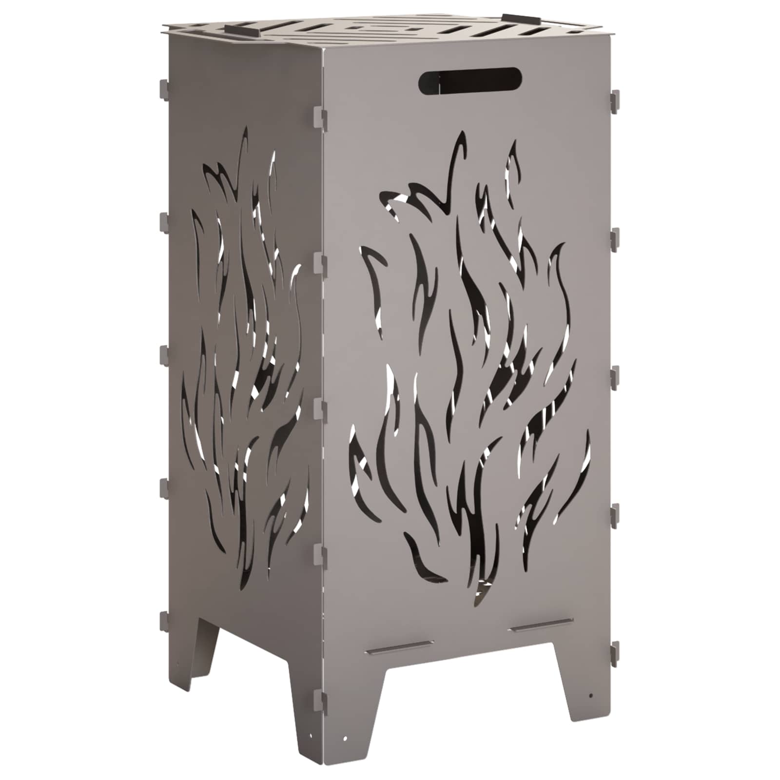 Φωτιά Σκ rusty 47 x 38 x 75 εκ. Ατσάλι Σκληρυθέν στον Αέρα - Pakobazaar