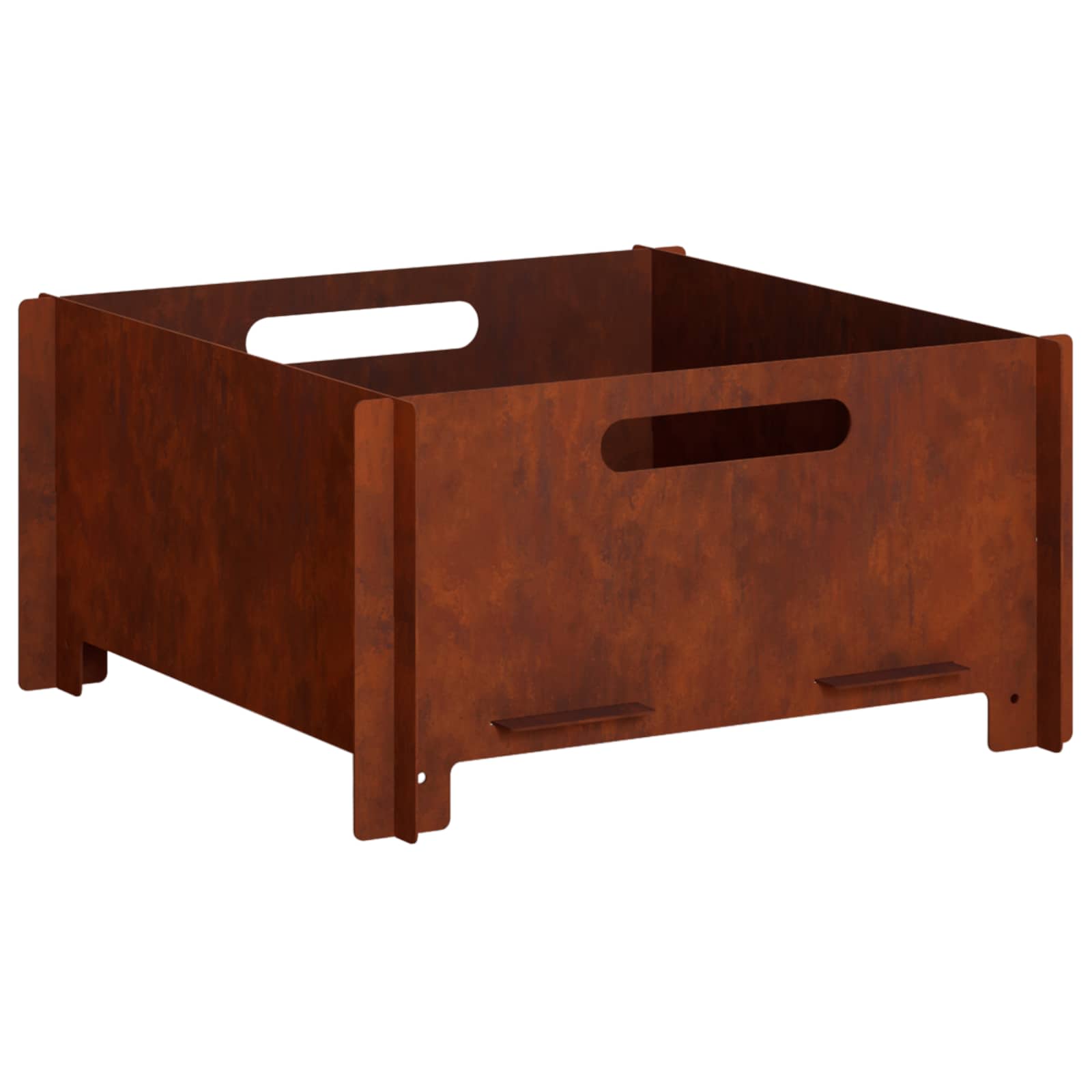 Φωτιά Σκ rusty 40 x 40 x 20 cm Ατσάλι Σκληρυθέν στον Αέρα - Pakobazaar