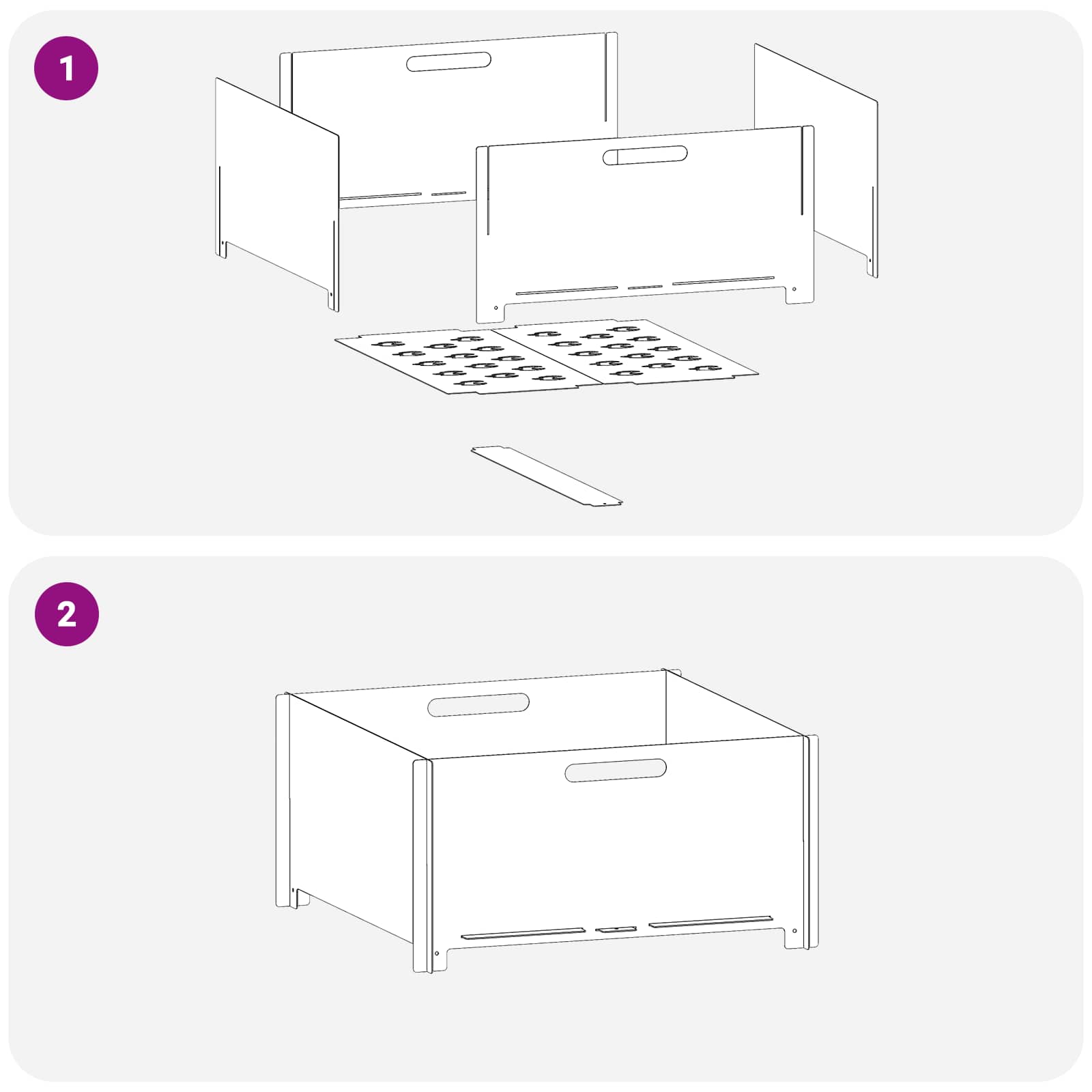 Φωτιά Μαύρο 60 x 60 x 30 cm Ατσάλι