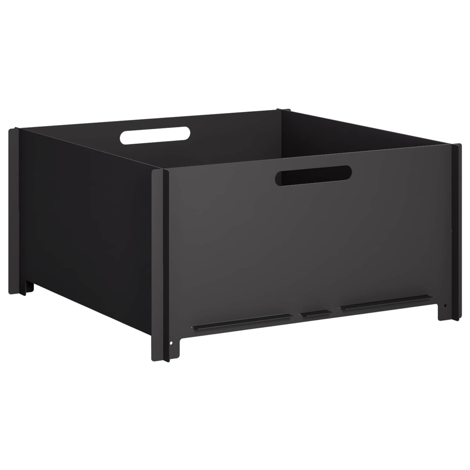 Φωτιά Μαύρο 60 x 60 x 30 cm Ατσάλι